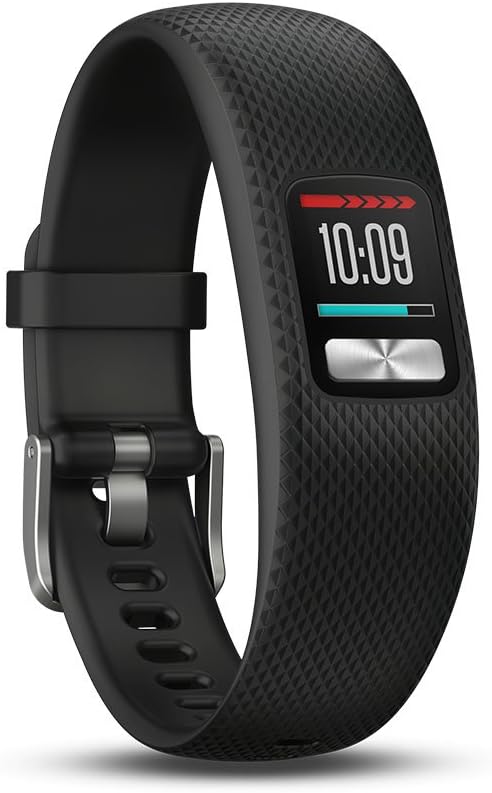 Garmin Vivosmart 4, pulsera fitness elegante con monitorización de saturación de oxígeno, estrés y sueño